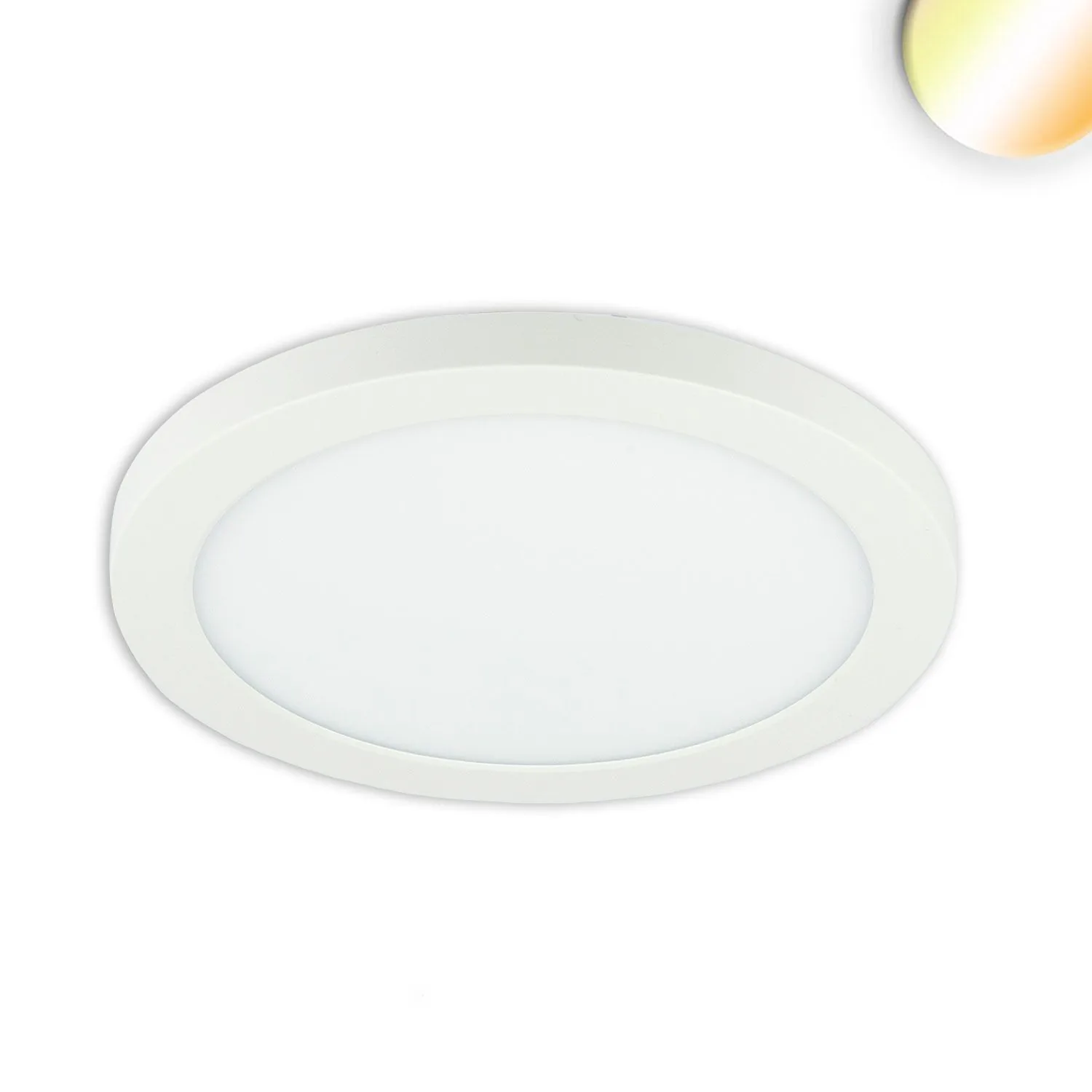 LED Aufbau/Einbauleuchte Slim Flex, 6W, weiß, ColorSwitch 3000|3500|4000K — produktbild